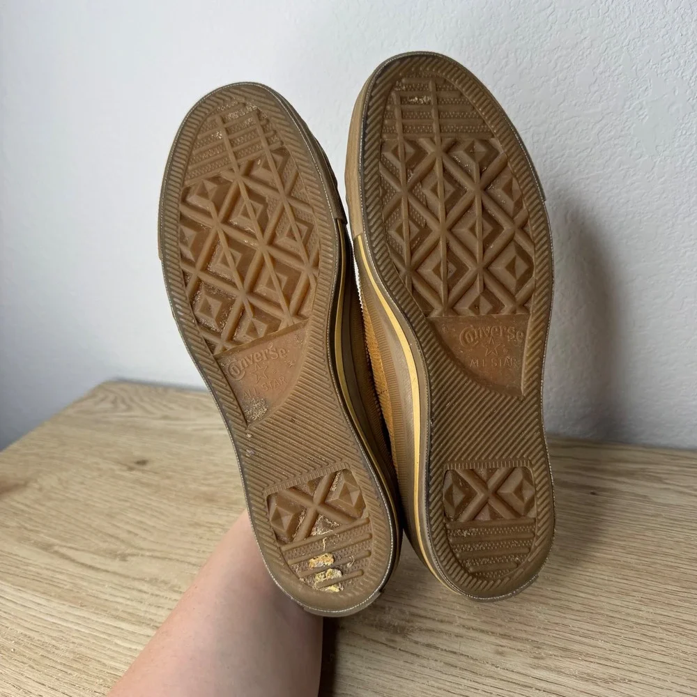 Converse One Star Y2K Vintage Low Top Brown Corduroy Mens Size 6.5 Womens Size 8 - Picture 13 of 15